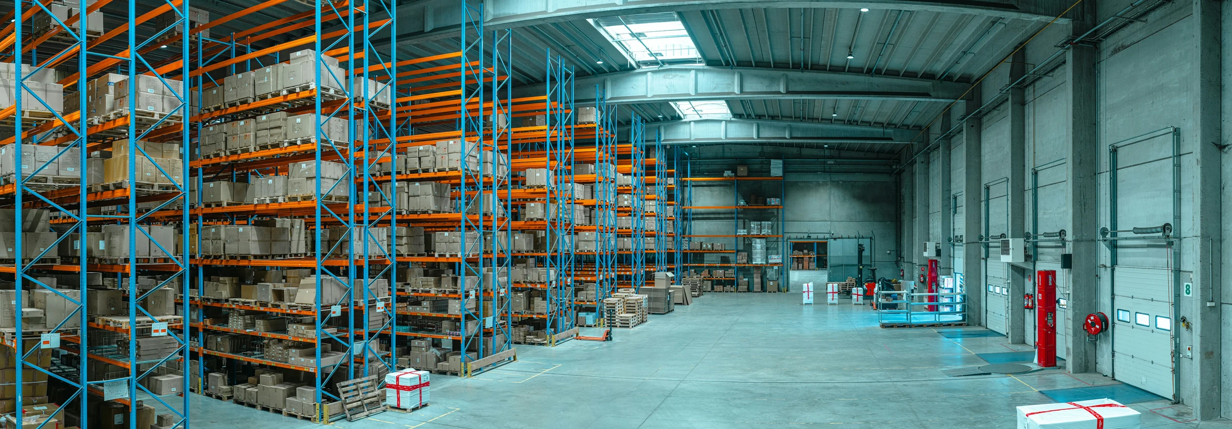 Third-party industry photograph of warehouse storage and logistics